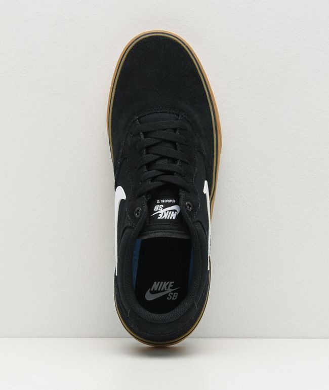 nike sb white chron solarsoft trainers